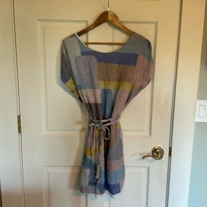 Oliver Bonas shift dress with tie waist, US 10/UK14